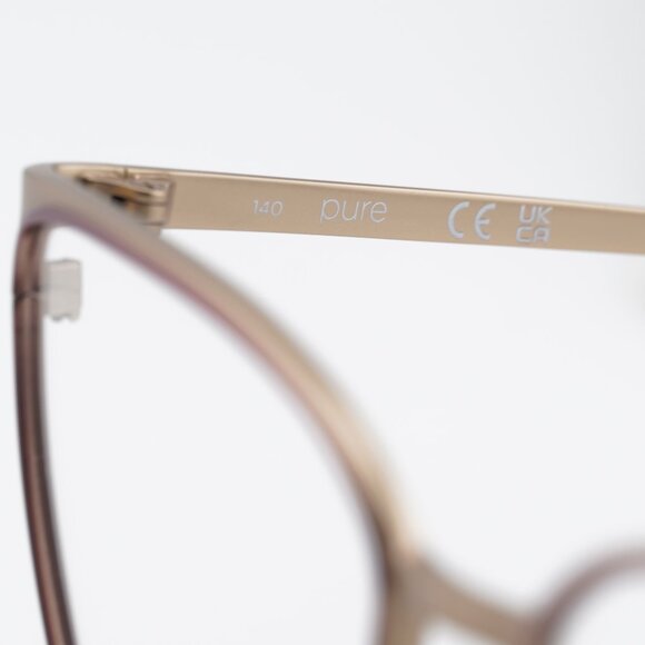 Airlock P-5011 771 Eyeglasses Gold/Pink 54mm Cat Eye Frame